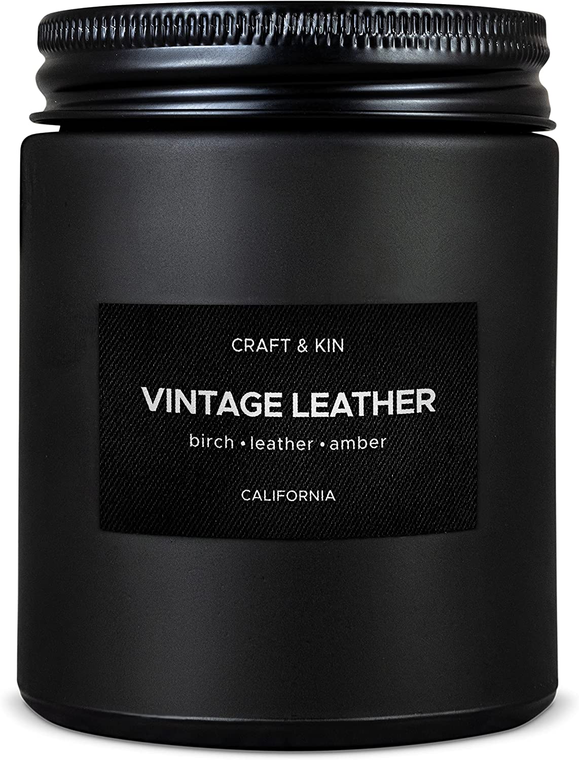 Craft & Kin Vintage Leather Candle - Husband-Approved Holiday Gift Guide