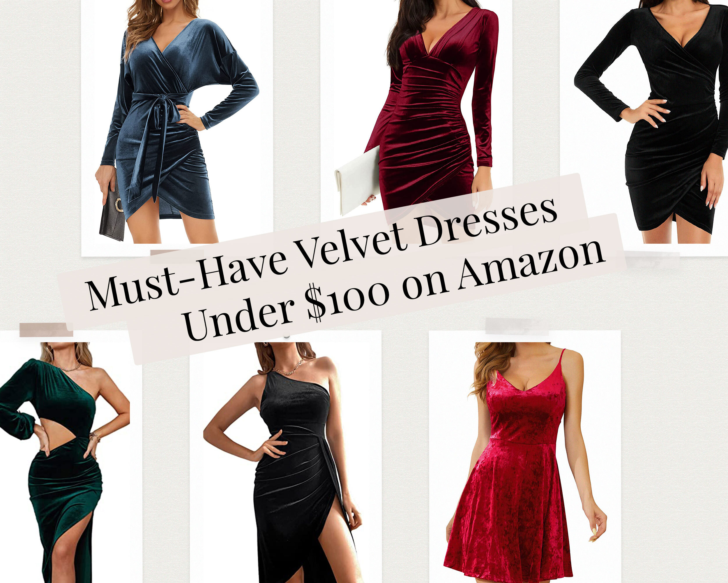 Must-Have Velvet Dresses Under $100 on Amazon