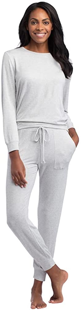 Softies Dream Jersey Ultra Soft Two Piece Lounge Set | best womens joggers for travel